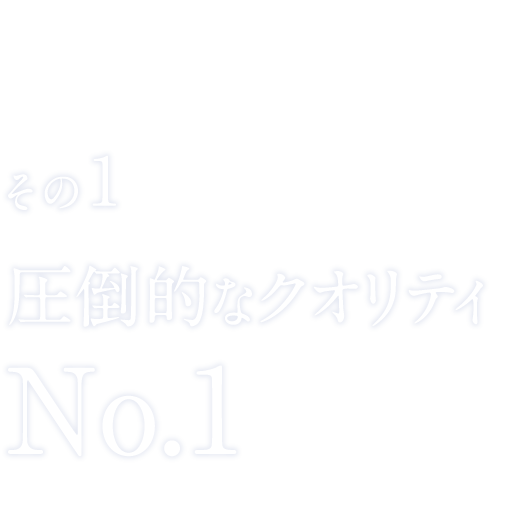 圧倒的なクオリティ