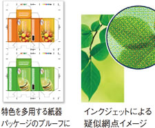 特色対応、擬似網点対応