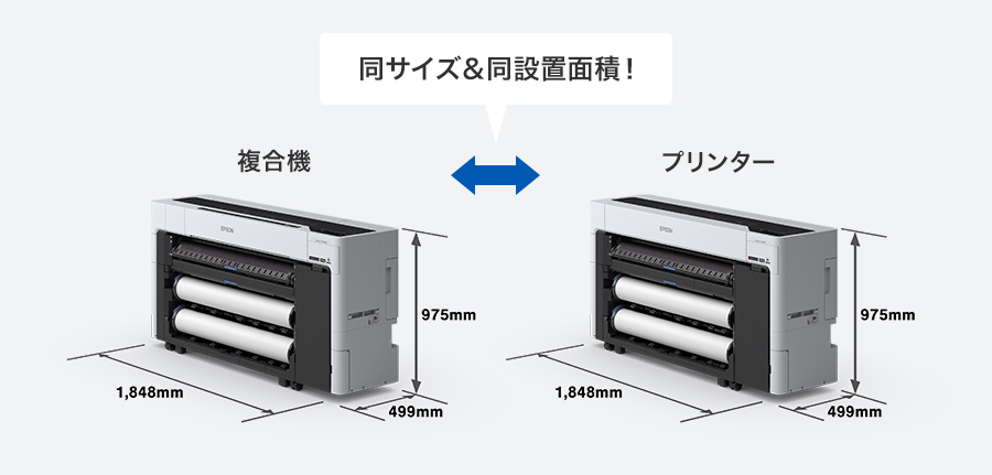 サイズの比較イメージ