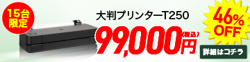 T250 15台限定99,000円(税込) 46%OFF