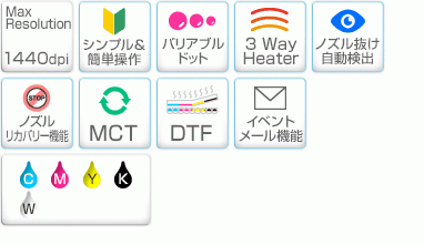 DTFプリンタ アイコン