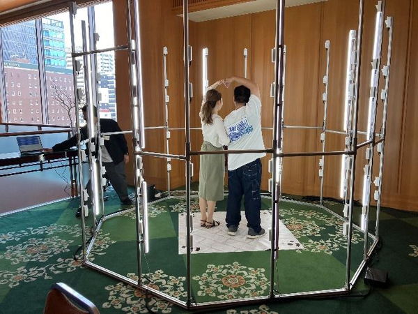 実際の撮影の様子