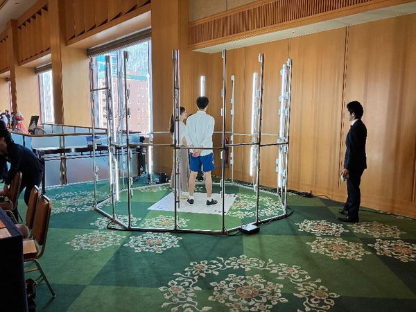 実際の撮影の様子