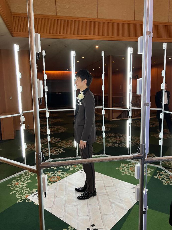 実際の撮影の様子