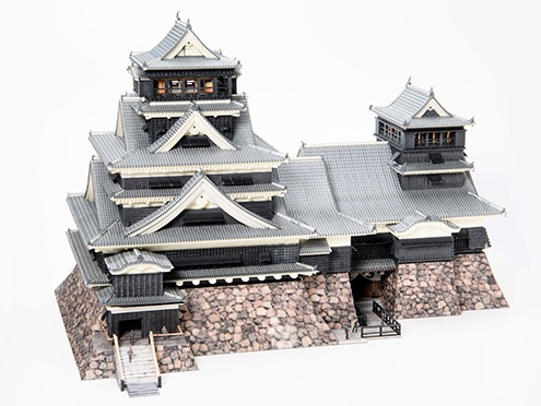 3DUJ-553：建築模型（熊本城）